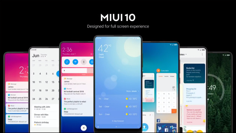 تعرف على واجهة المستخدم الجديدة MIUI 10