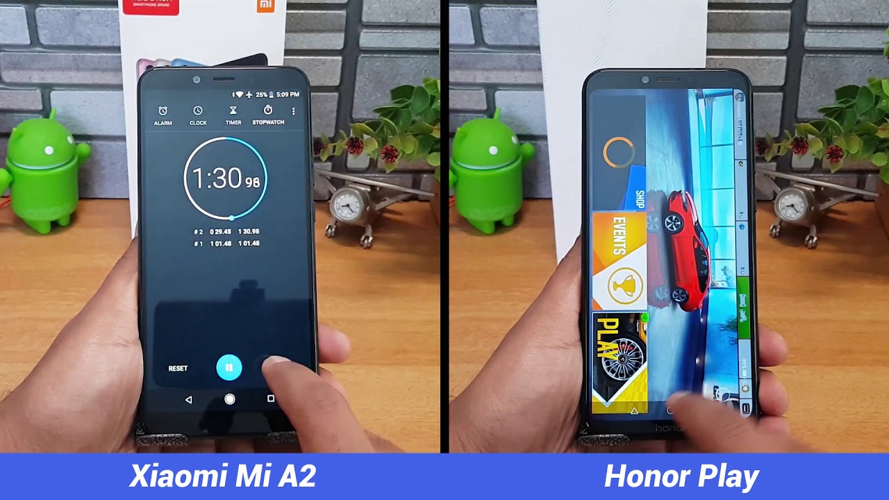 مقارنة بين Honor Play و Xiaomi Mi A2