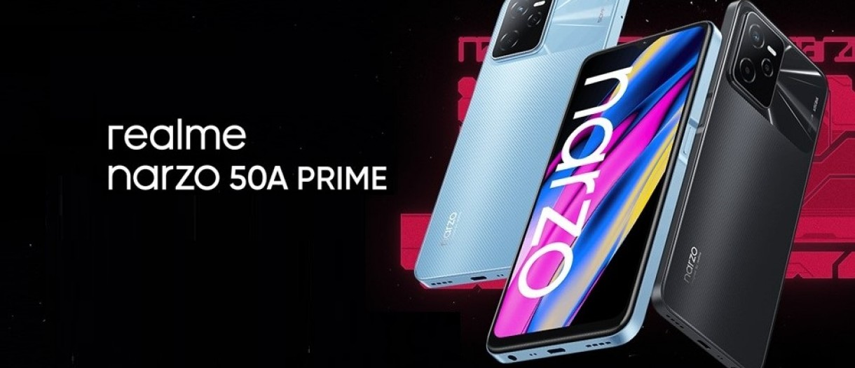 إليكم الكشف عن مواصفات هاتف Realme Narzo 50A Prime