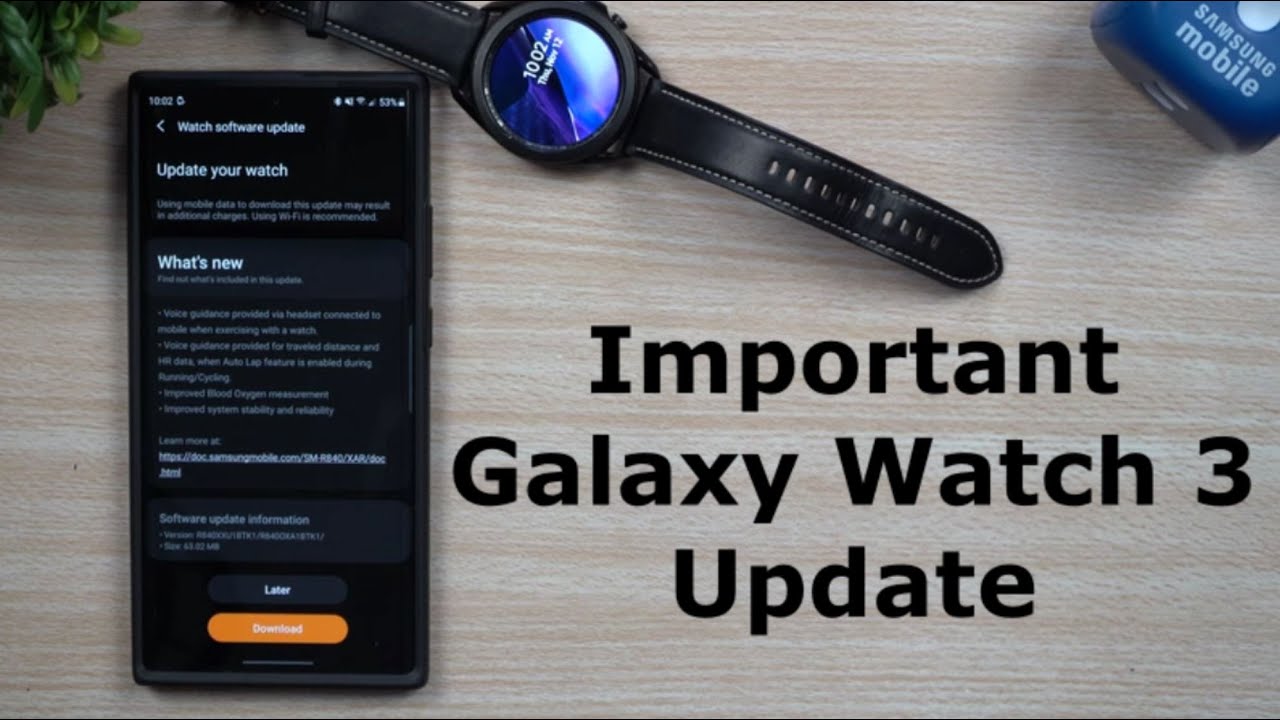 يوفر تحديث Samsung Galaxy Watch3 واجهات مراقبة جديدة وتتبعًا أفضل للصحة