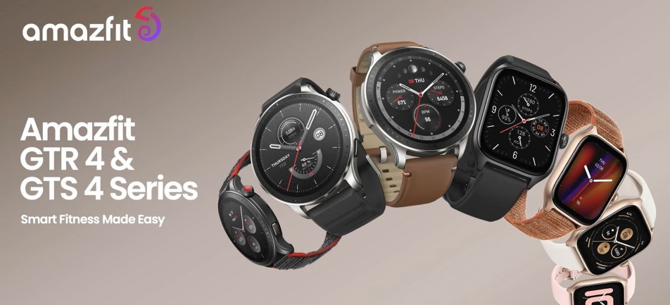 Amazfit تطلق ساعتي GTR 4 و GTS 4 الجدد