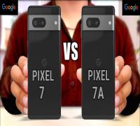 مقارنة هاتفي Google Pixel 7a و Google Pixel 7